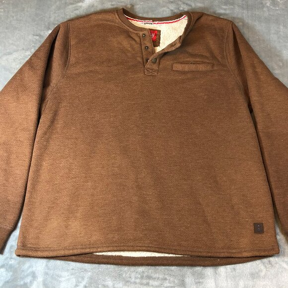 Coleman Other - Coleman Sherpa-Lined Pullover Men's Size XL Brown